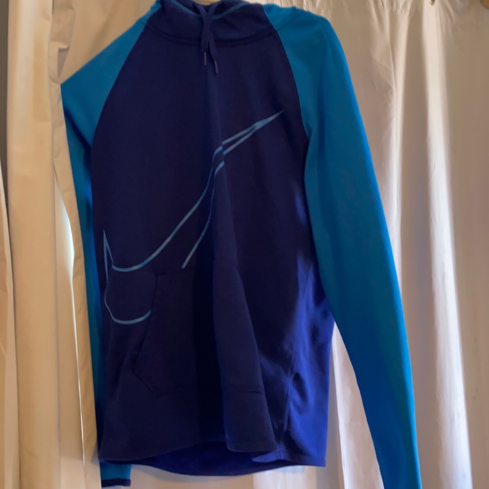 Blue Nike hoodie
